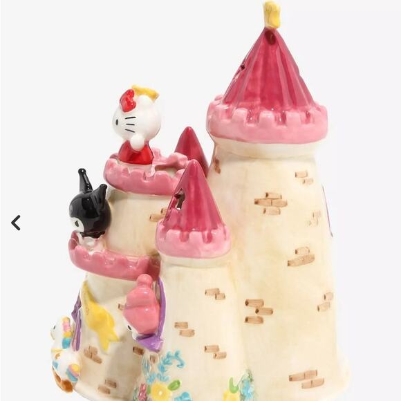 New HTF Hello Kitty and Friends Ceramic castle candle tea light house - Picture 2 of 6
